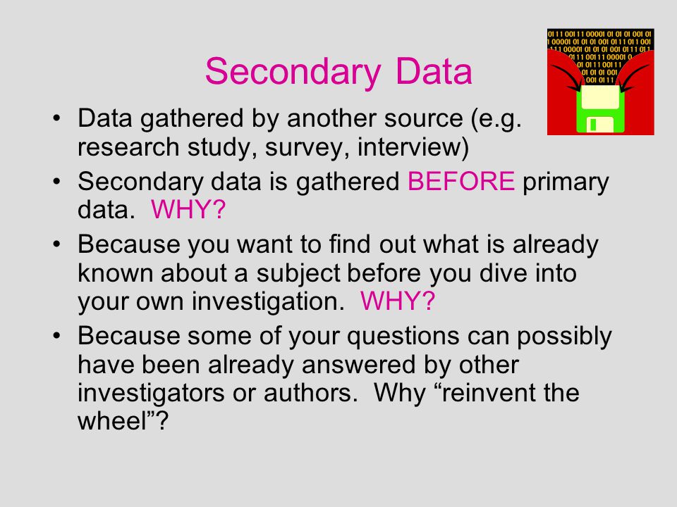 Differences between primary and secondary - Research Paper Example